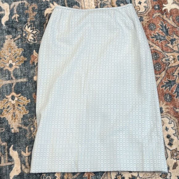 Tahari 4 Pale Blue Pencil Skirt - Picture 1 of 11